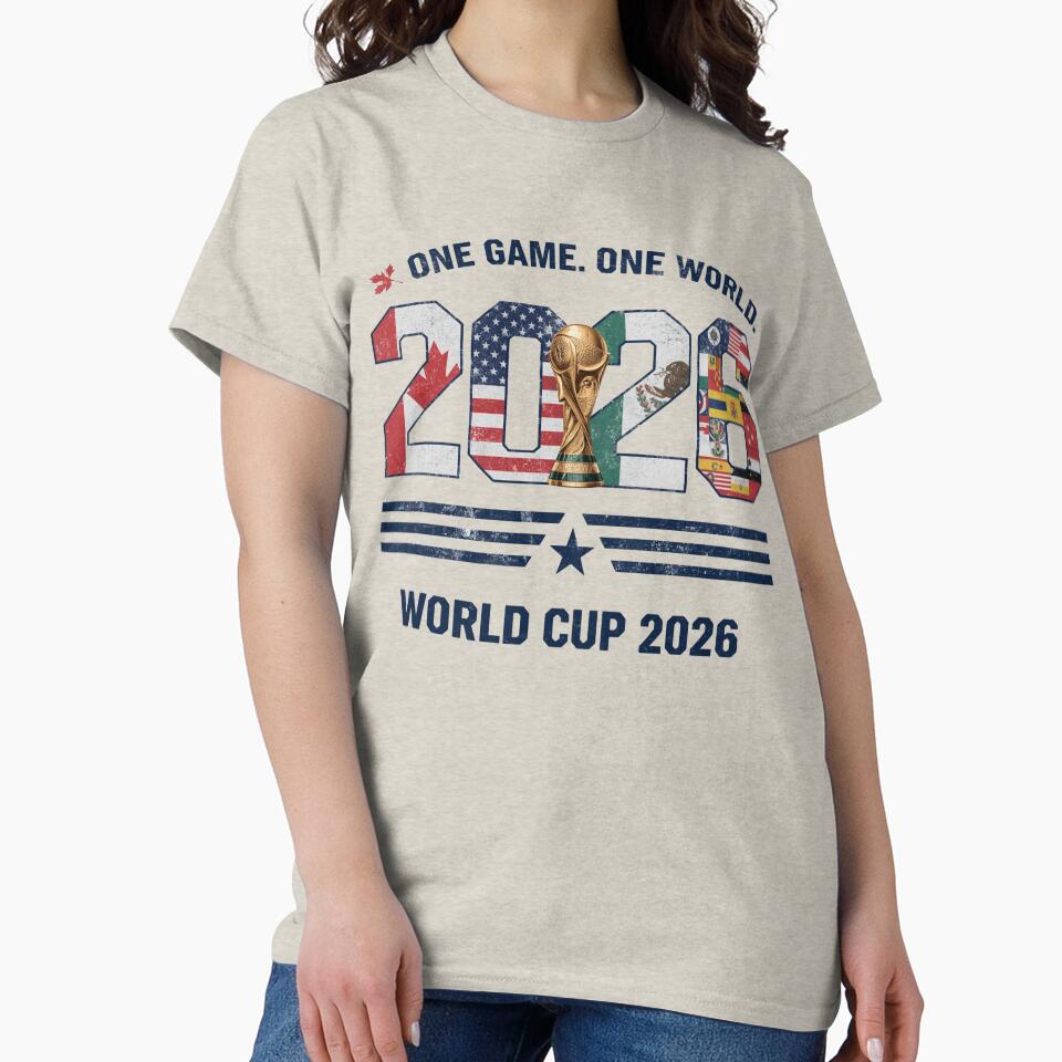 Global Football Celebration 2026 Retro Graphic Hoodie by aminomen