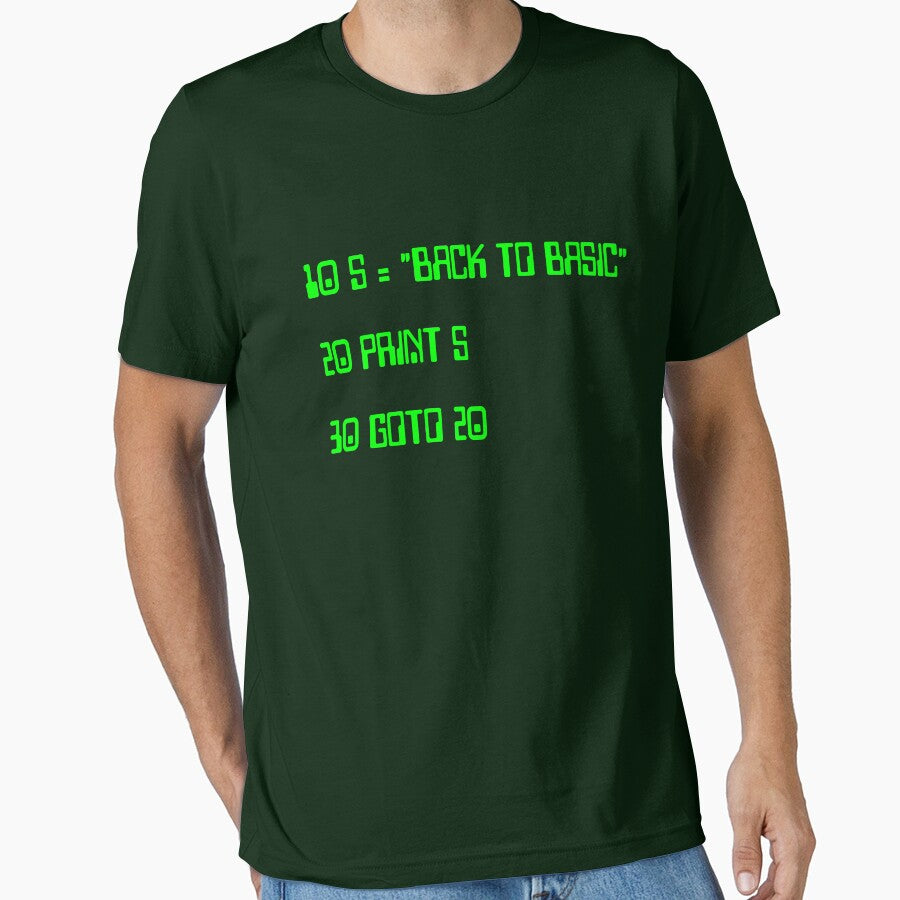 Back to Basic Programming Proud Computer Nerd Nostalgic Shirt by Archpress