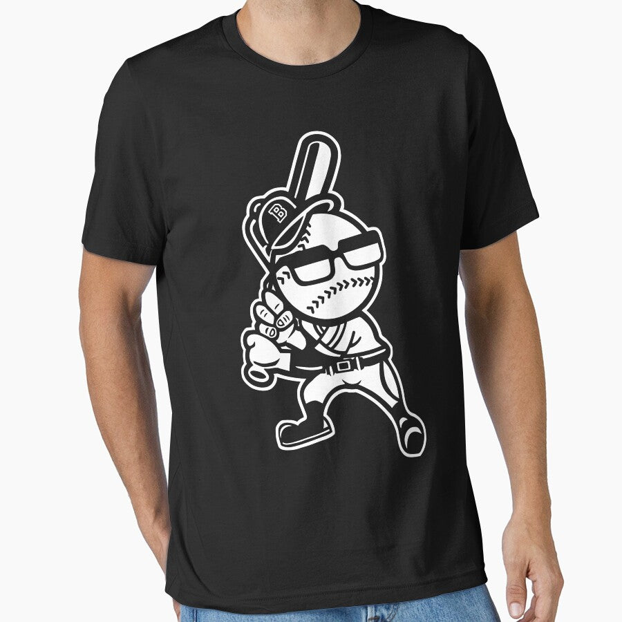 Brooklyn Baseball Cartoon by Cheap Women's Shirts