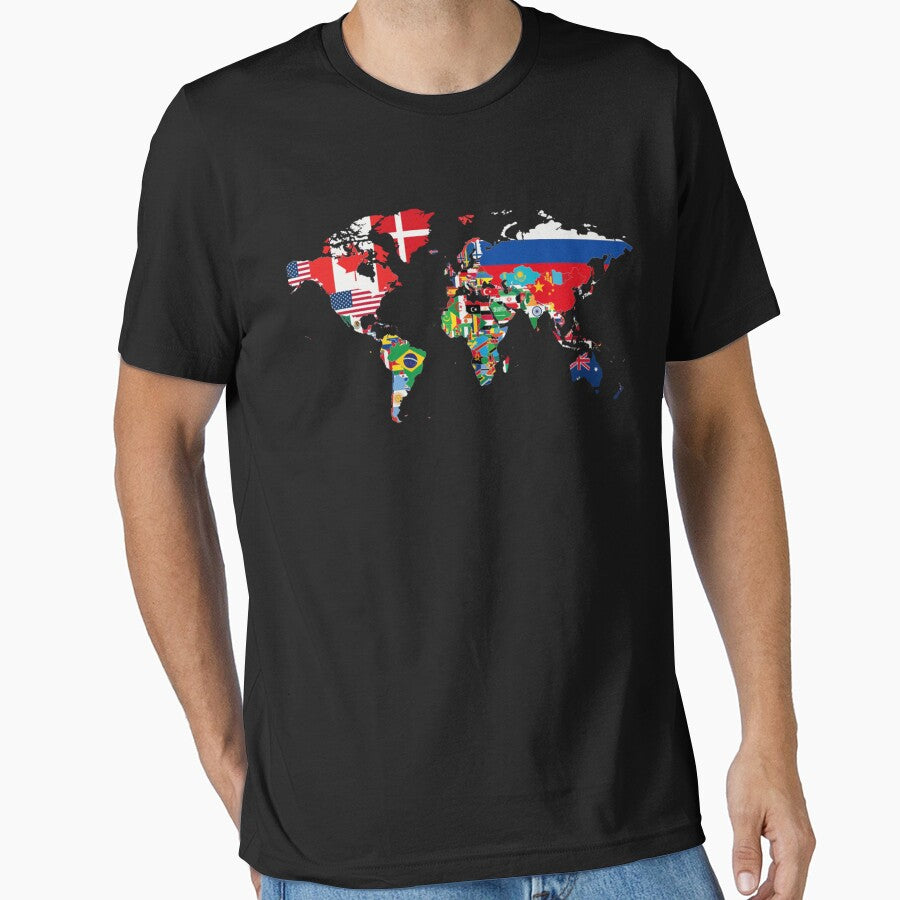 International World Flags Funny Flags World Map by KimberlyOppen
