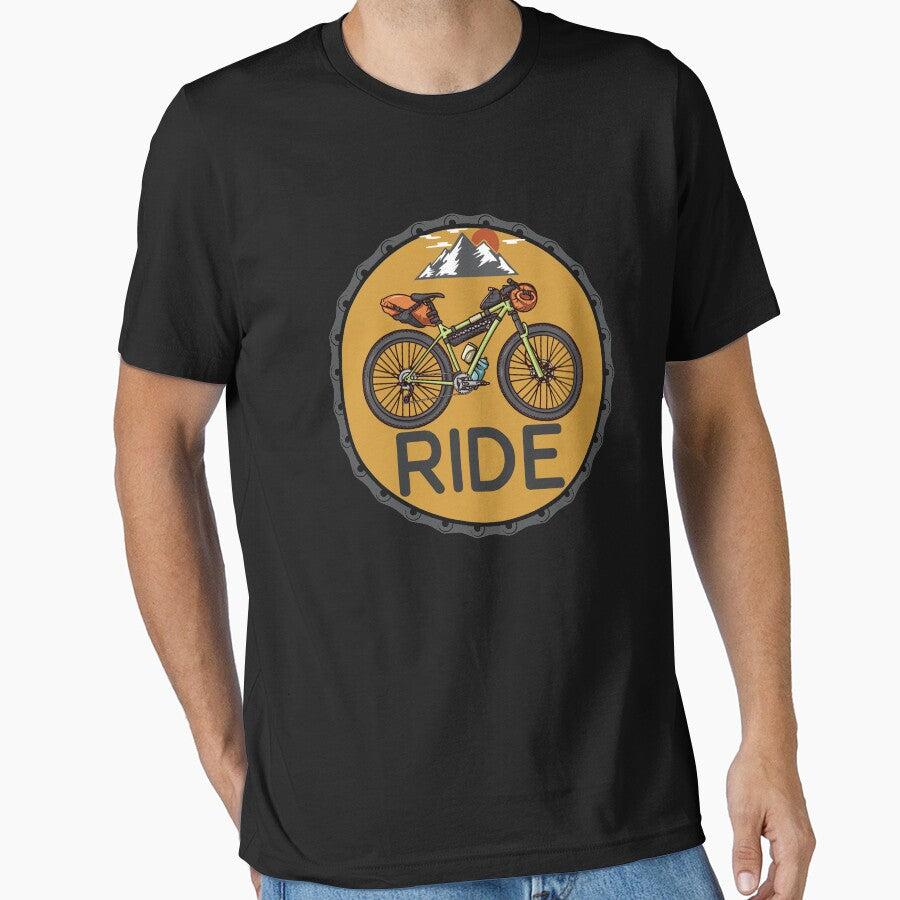 Mountain Bike MTB T Shirt - TRAIL Mountain Bike by IyadBro