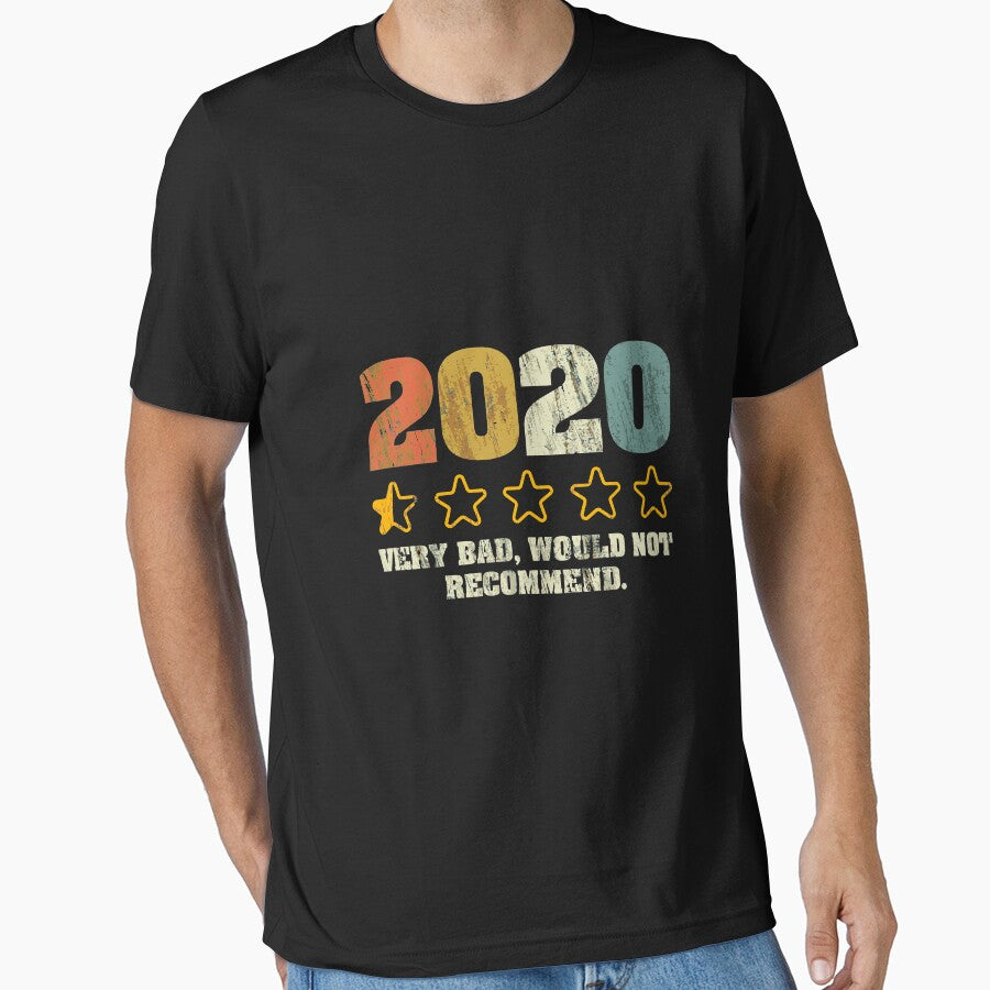 2020 Very Bad Would Not Recommend - 1 star Vintage Long Sleeve T-Shirt by wymanlynna