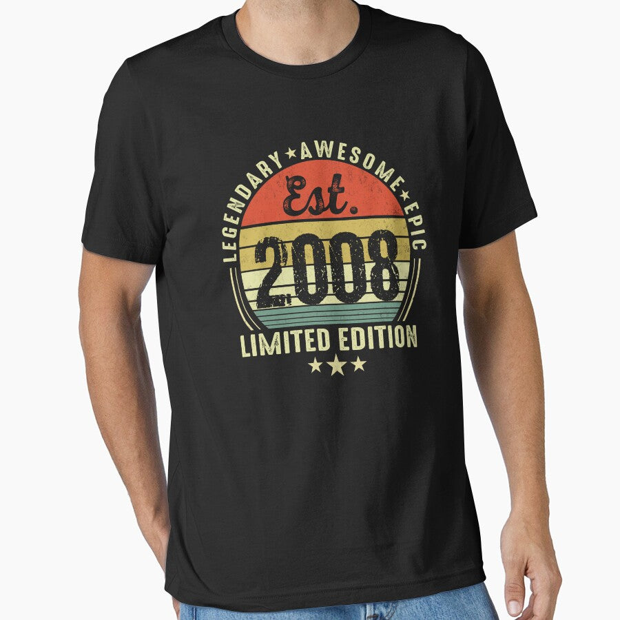 Est 2008 Vintage 18th Birthday Retro Gift by FernaRoje