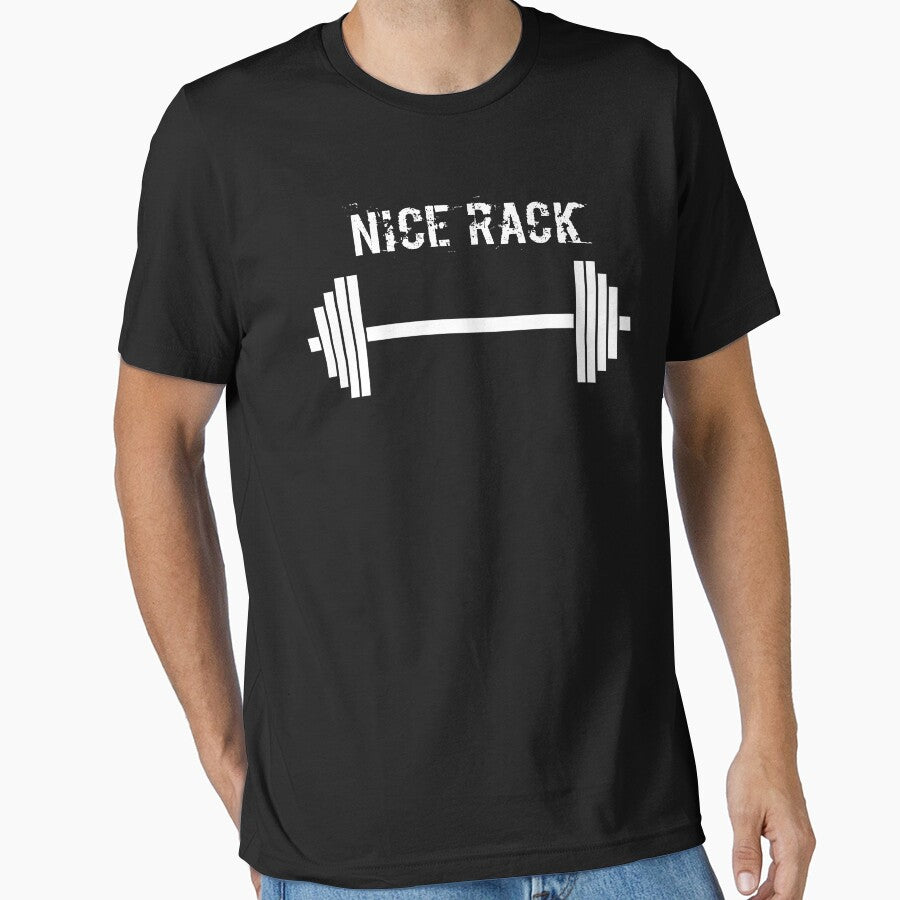 Funny Weightlifting Shirt - Nice Rack Shirt by Galvanized