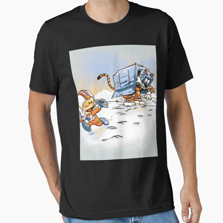 calvin space Premium T-Shirt by MelanieVanCura