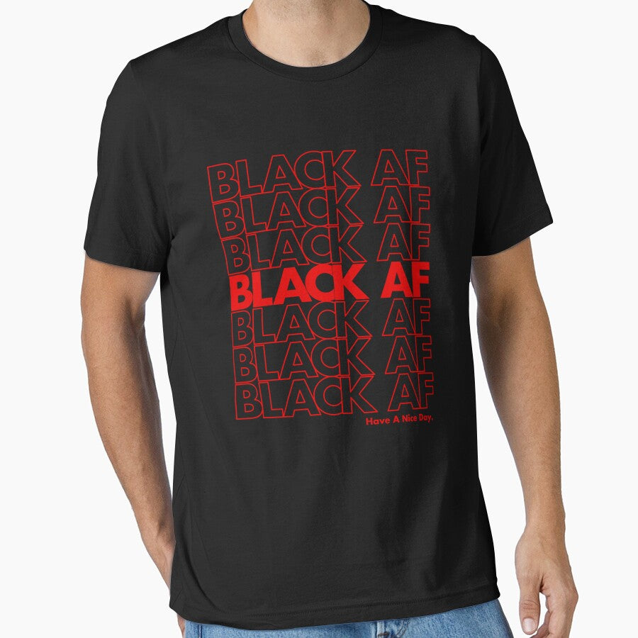Black Have a Nice Day Long Sleeve T-Shirt by BehringerIvo