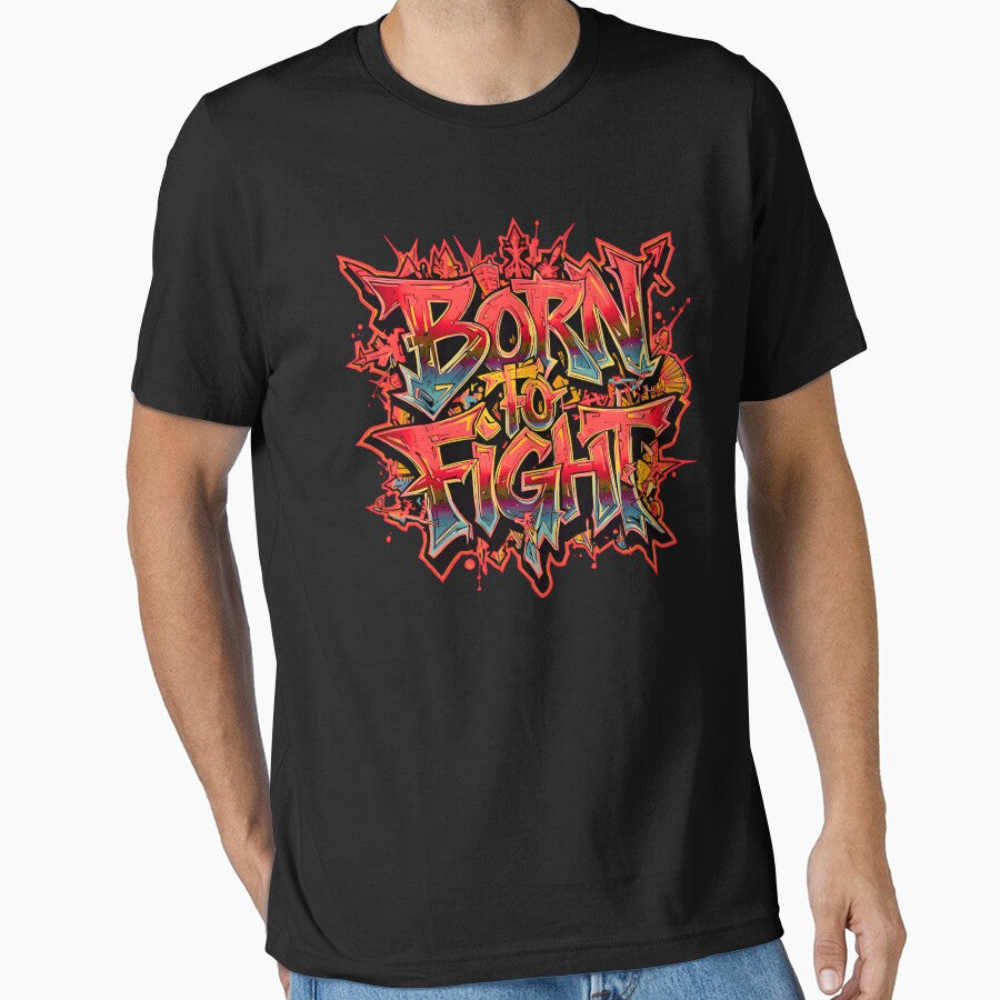 Born to Fight – Urban Street Style Design by typoinspired