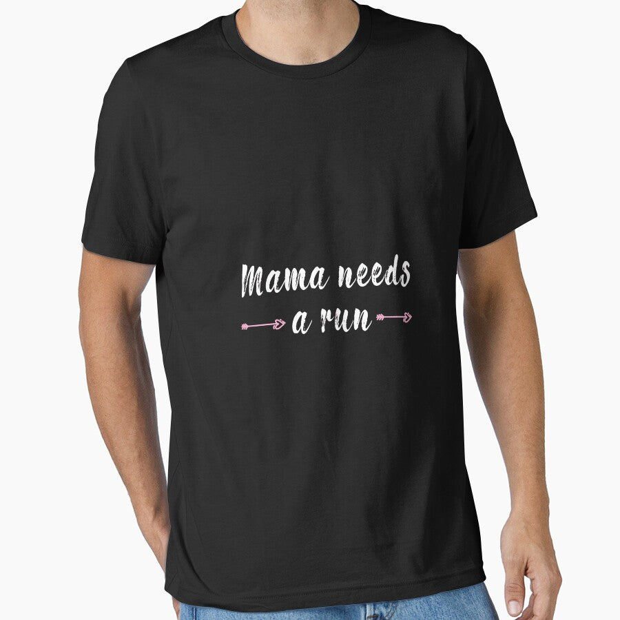 Mama Needs A Run Funny Sayings Running Mom Long Sleeve Shirt by allahamher