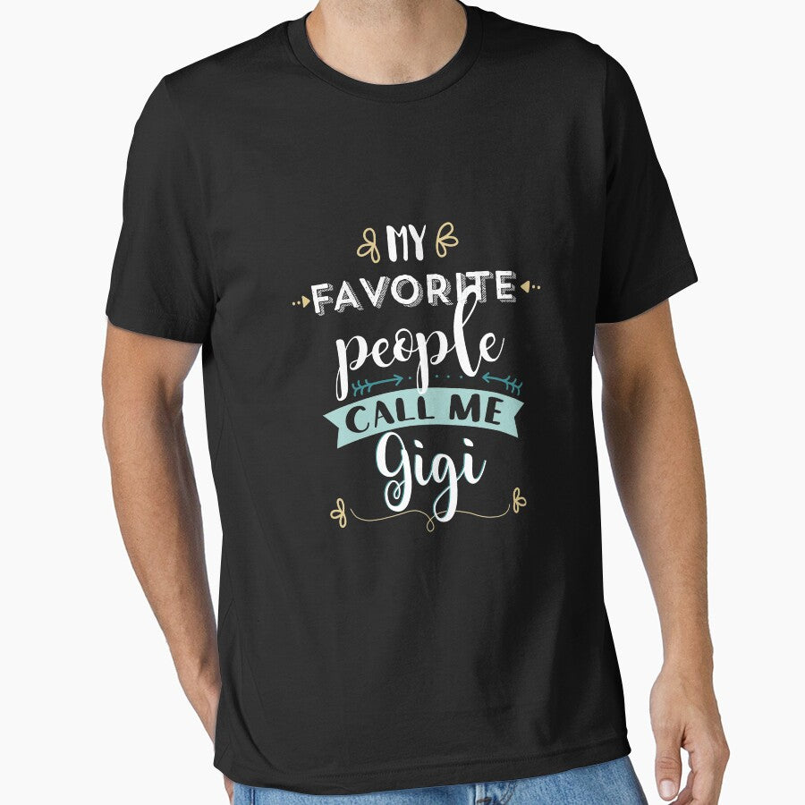 My Favorite People Call Me Gigi Long Sleeve Tshirt Grandmas by merystowe1