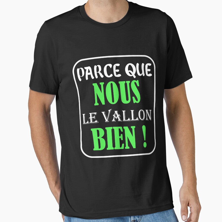 parce que nous le vallon bien,Summer Crew Neck Short Sleeve Graphic Tee by Beamazing15