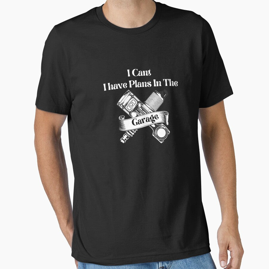 I Cant I Have Plans In The Garage Fathers Day Car Mechanics Short Sleeve by ILYASLAM