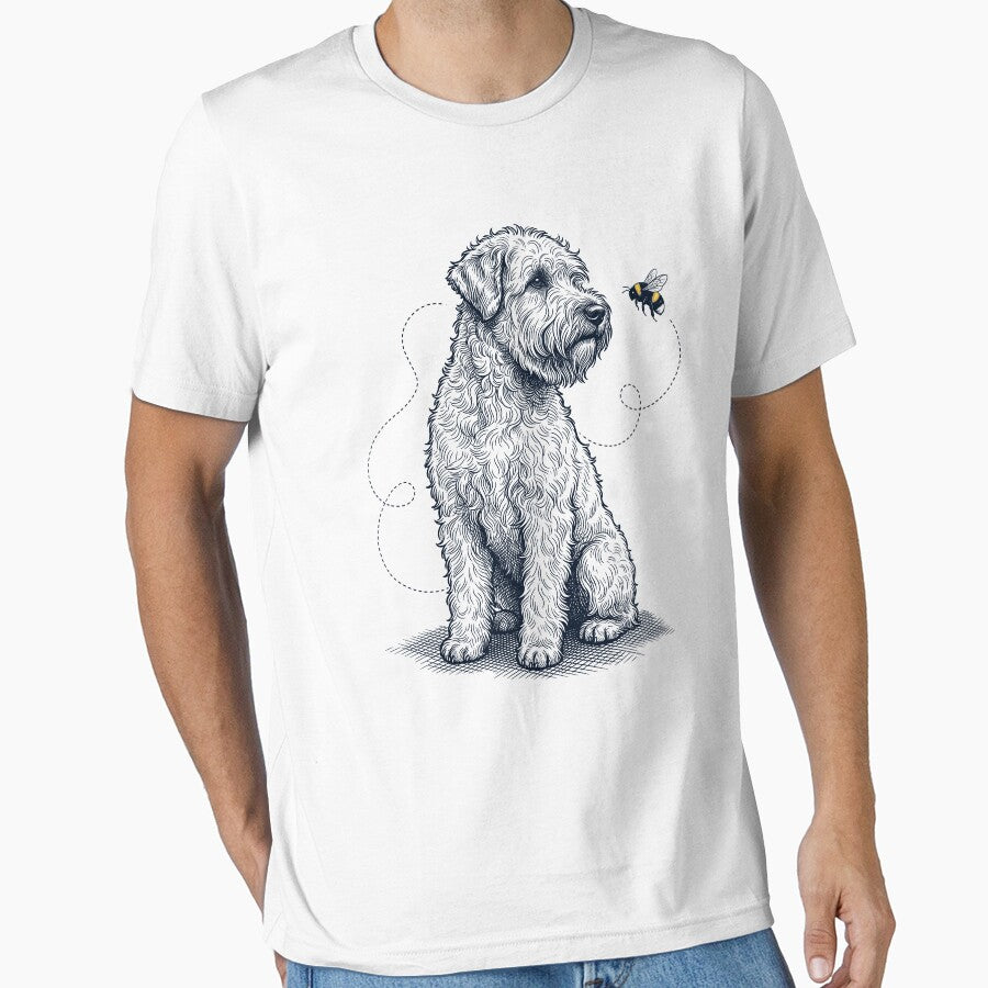 Soft Coated Wheaten Terrier Bumble Bee Honeybee Dog Lover by Kimberley King Art  King Art