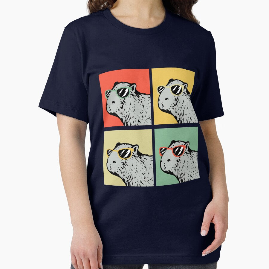 Capybara Retro Animal Lover Vintage Retro Capybara Gear by DynamicDesign