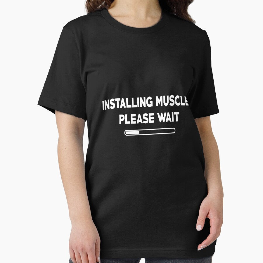 Installing muscles... Please Wait Slim Fit T-Shirt by sfyn-na