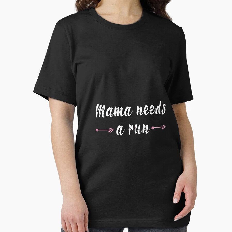 Mama Needs A Run Funny Sayings Running Mom Long Sleeve Shirt by allahamher