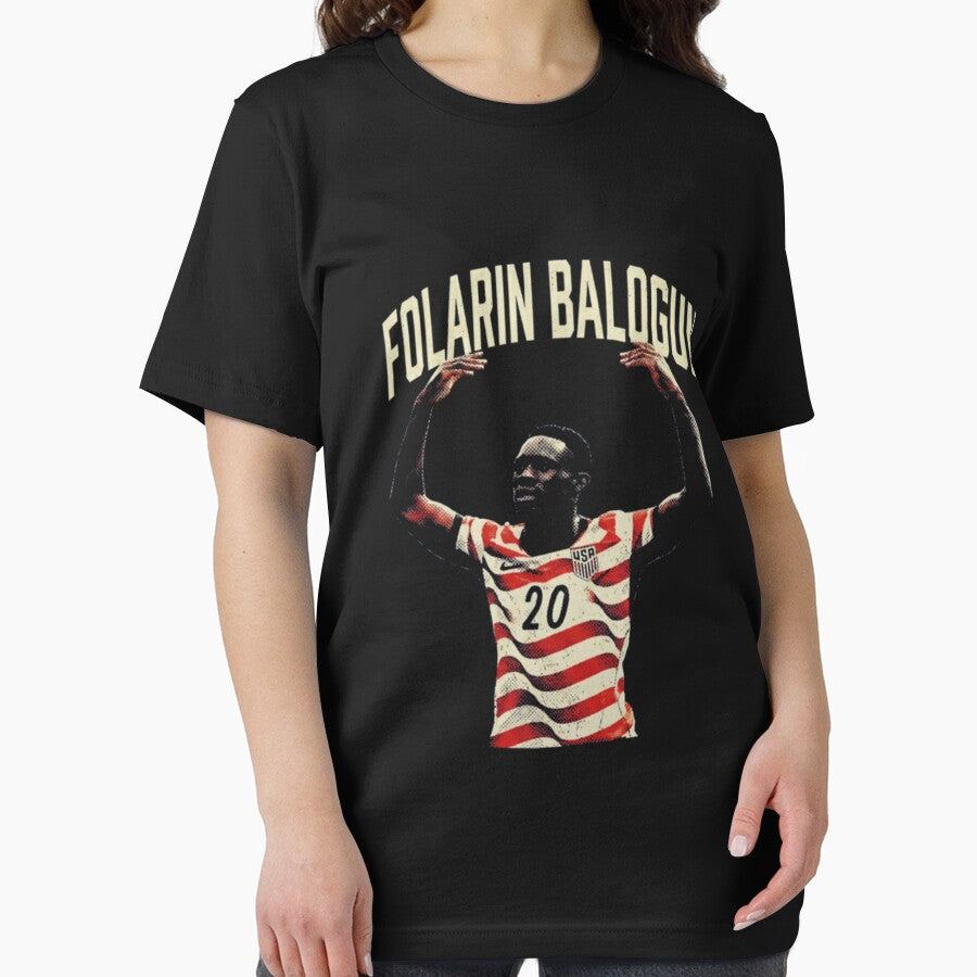 Folarin Balogun Soccer Striker Football Retro 2026 World Cup by Phillipsalexan