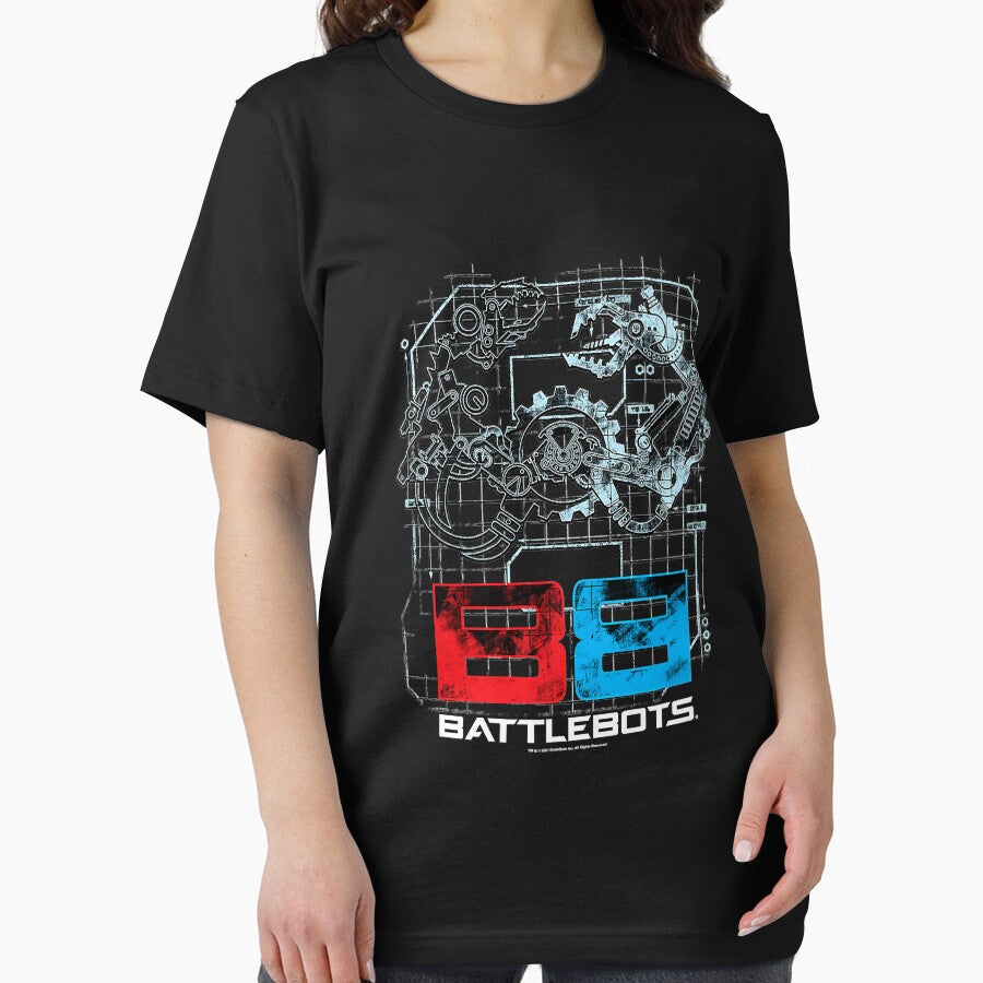 Battle'Bots Robot Schematics Logo Premium by DanielNaderer