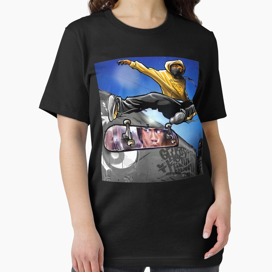 Be Water My Friend Skating Long Sleeve T-Shirt by claudettefjch