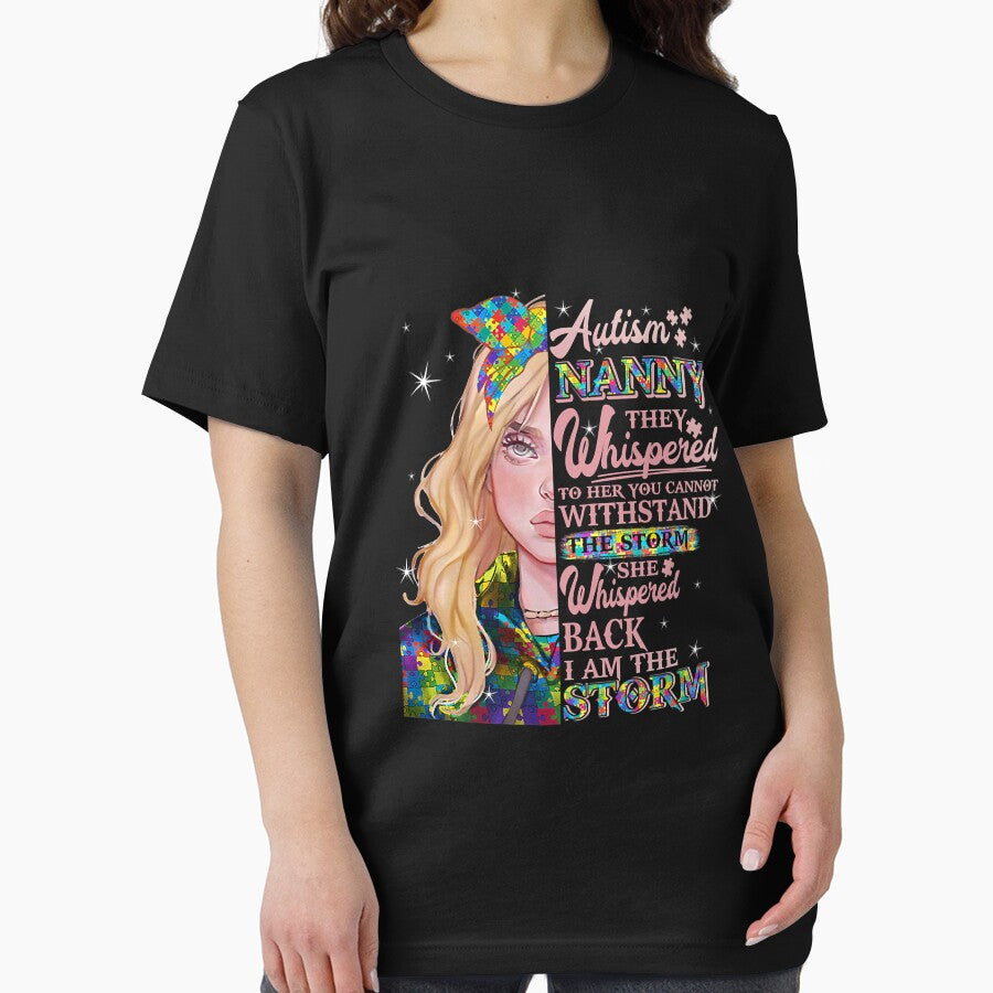 Autism Awareness They Whispered To Her Autism Nanny Premium by DahlilaJo