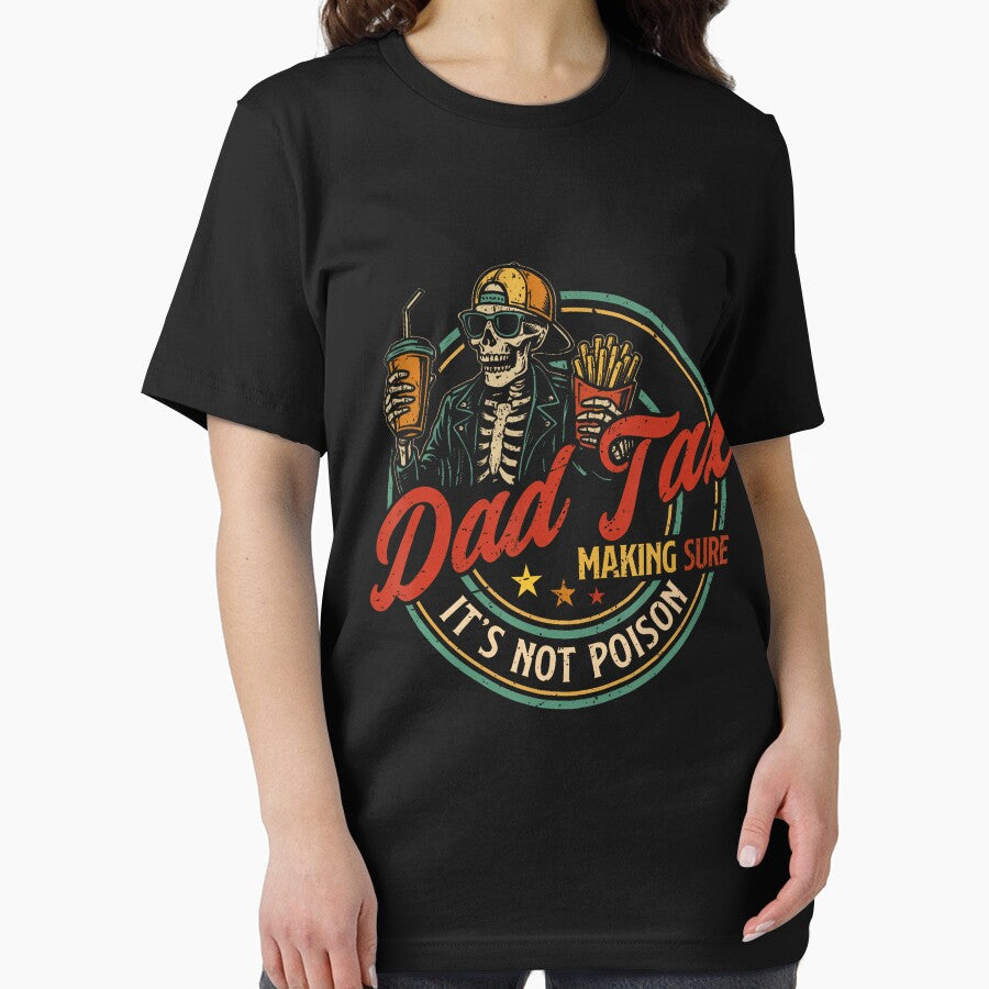 Dad Tax Making Sure It'S Not Poison Funny Fathers Day Men by SteveAllentc