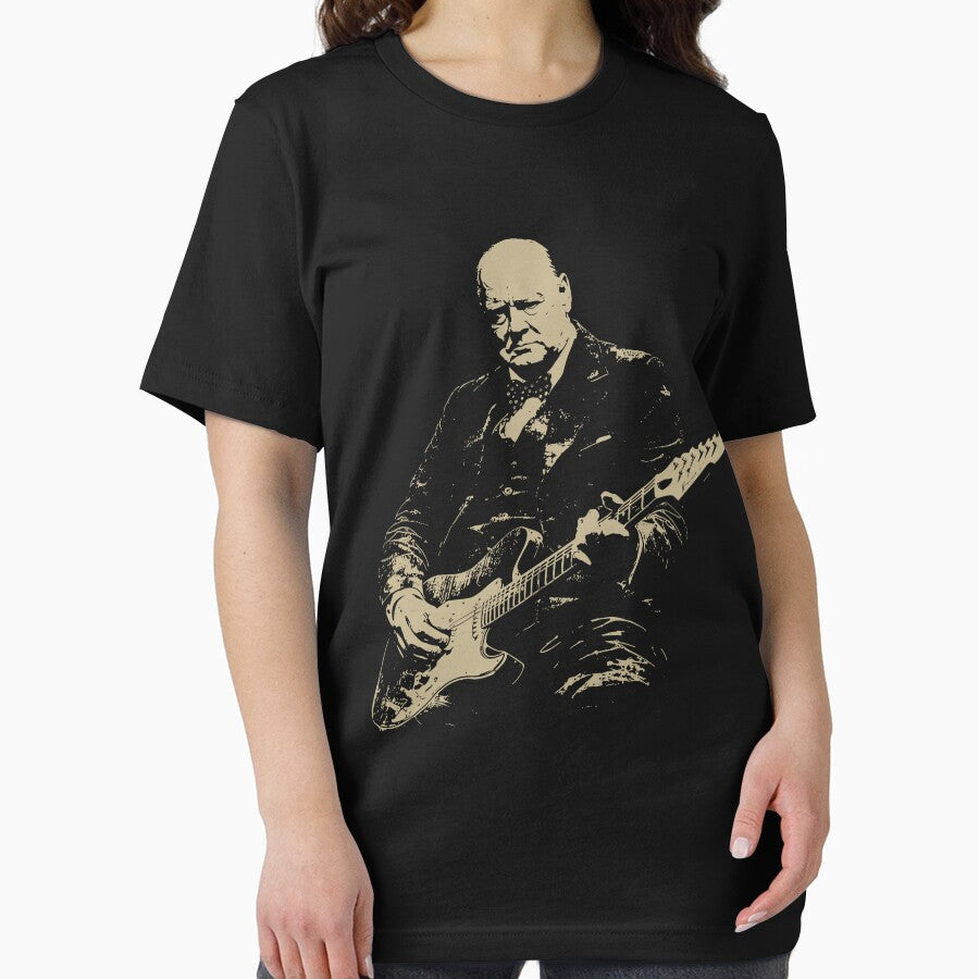 Winston Churchill Playing Electric Guitar Rocker Performance by najaks