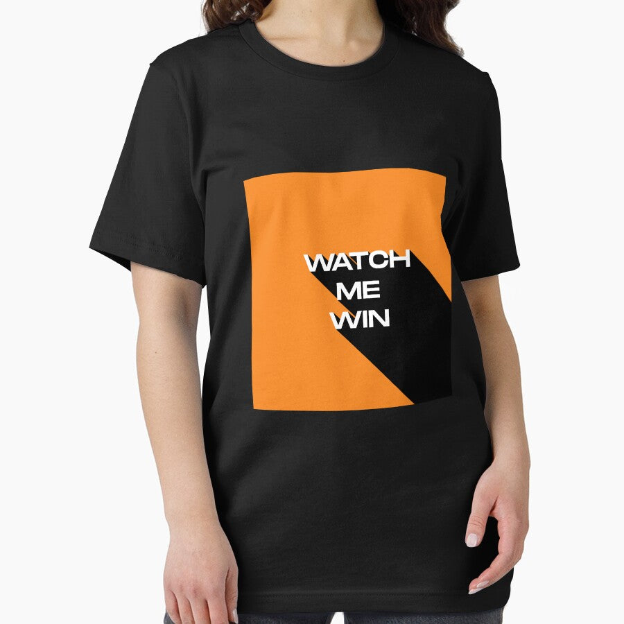 WATCH ME WIN motivational design by ZedTshirts