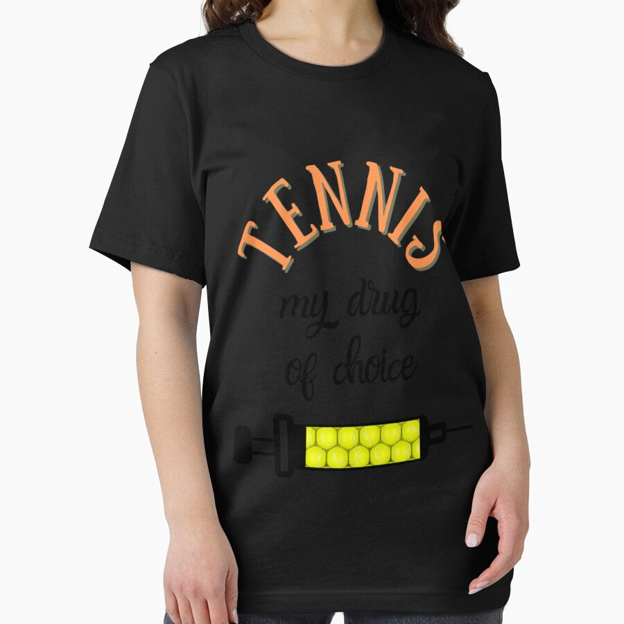 My Drug Of Choice Funny Tennis Premium T-Shirt by baileyhodg