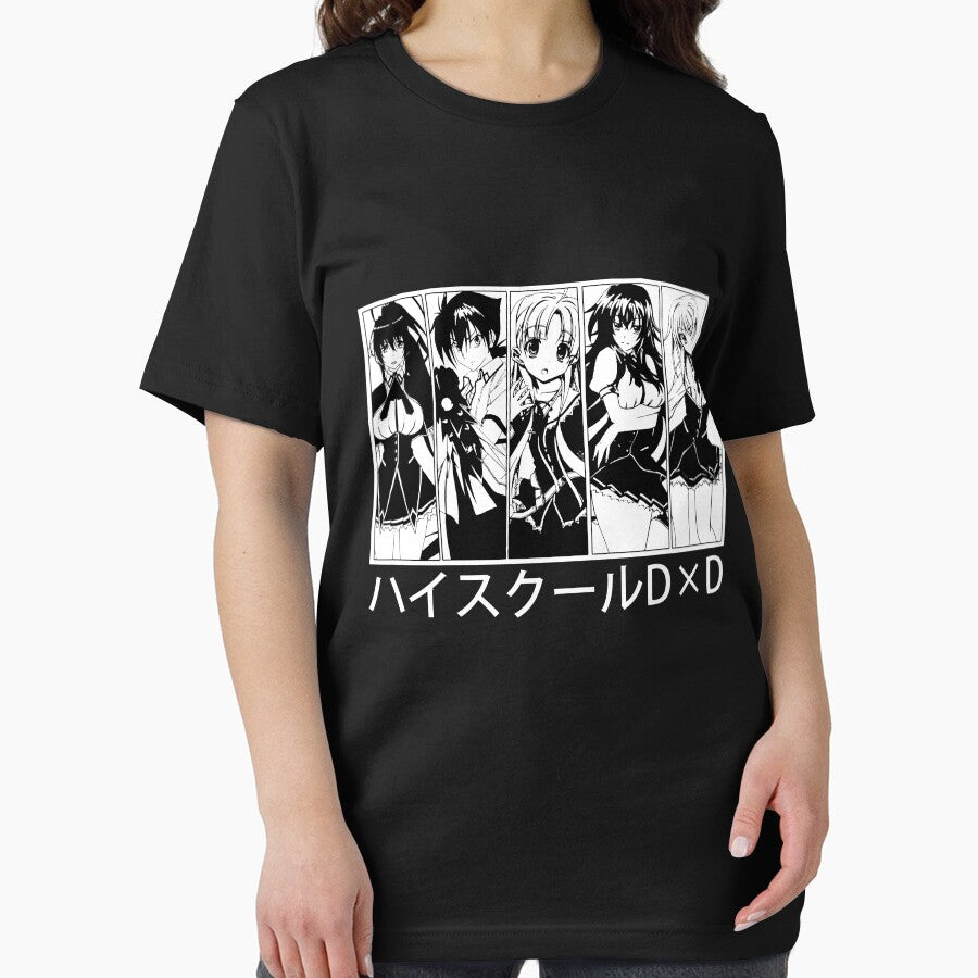 Black And White Design High School DxD Anime Characters by MariaThelma5