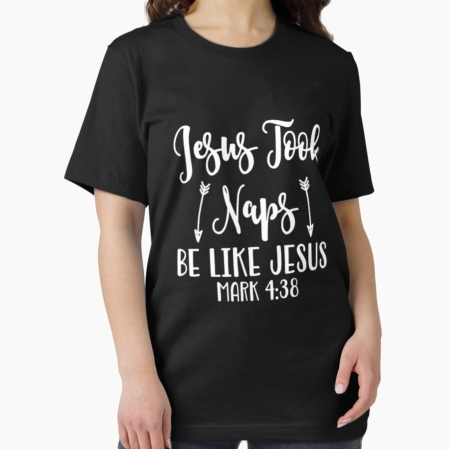 Jesus Took Naps Be Like Jesus Funny Humor Christian Long Sleeve T-Shirt by Lukifo-Caster