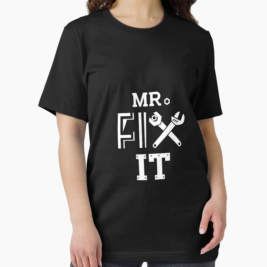 Mr. Fix It With Tools Handy Man Carpenter Dad Long Sleeve T-Shirt by ribbinjunk