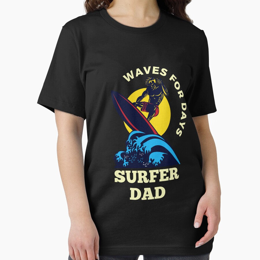 Surfer Dad Waves For Days by FrescoNat