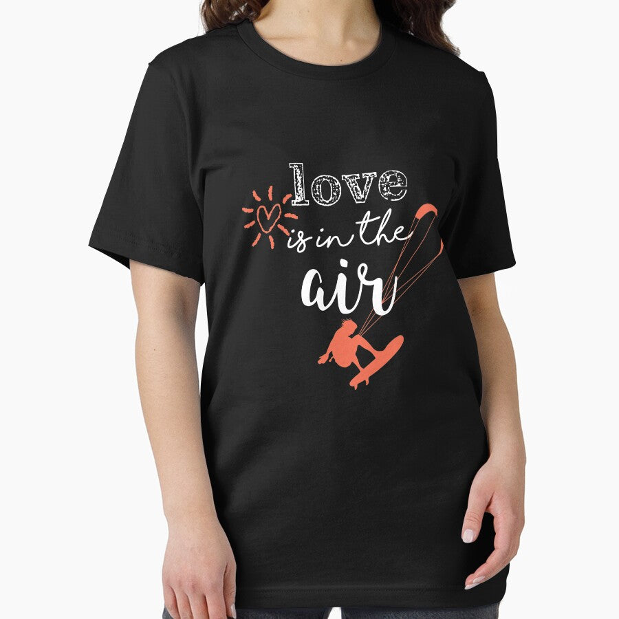 Top Fun Kite Surfing Love is in the Air Gift Design by LGamble12345