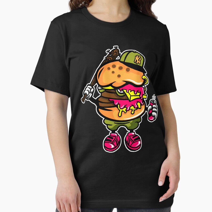 Burger Bastard Cartoon by Cheap Women's Shirts