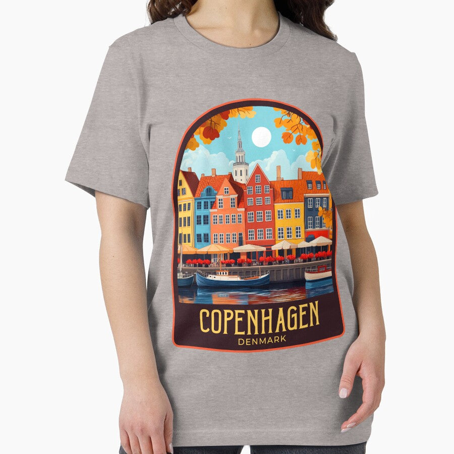Copenhagen Vintage Travel Illustration by HomeLivingCo