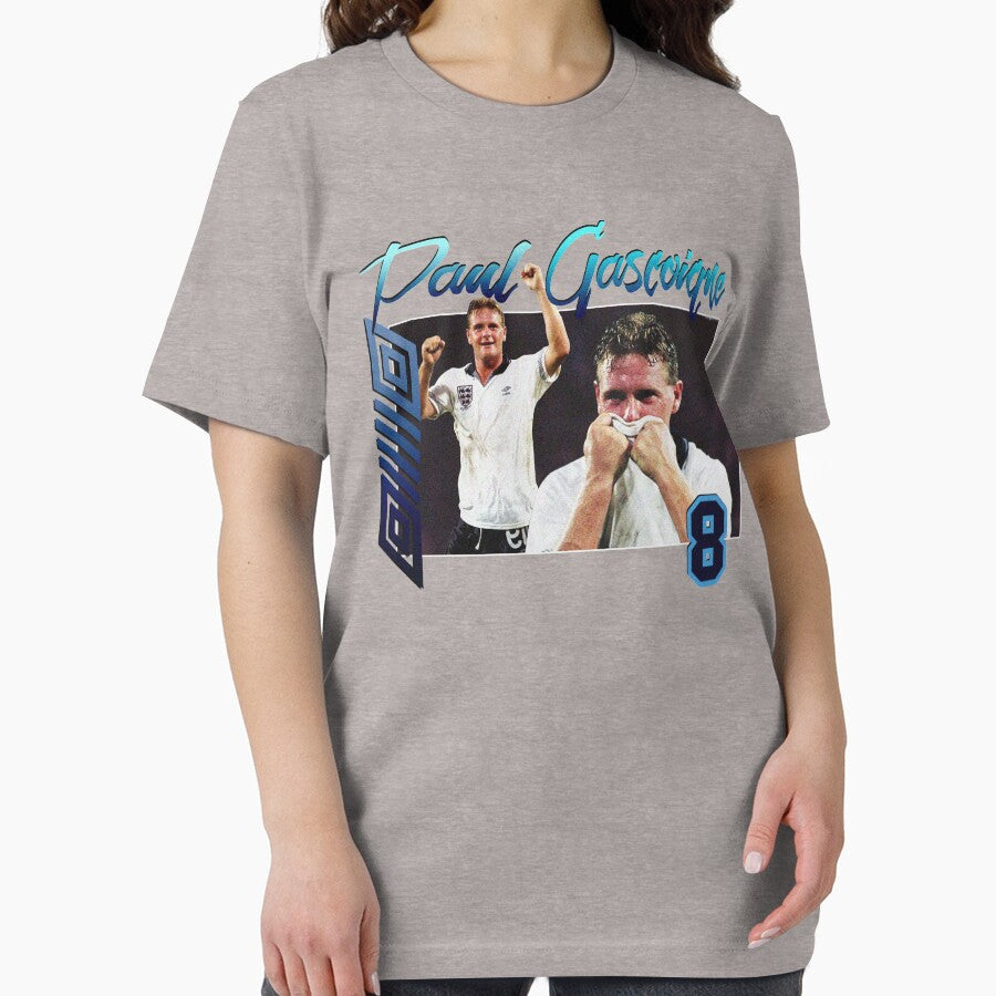 Paul Gascoigne 90s Tee by JDempzz