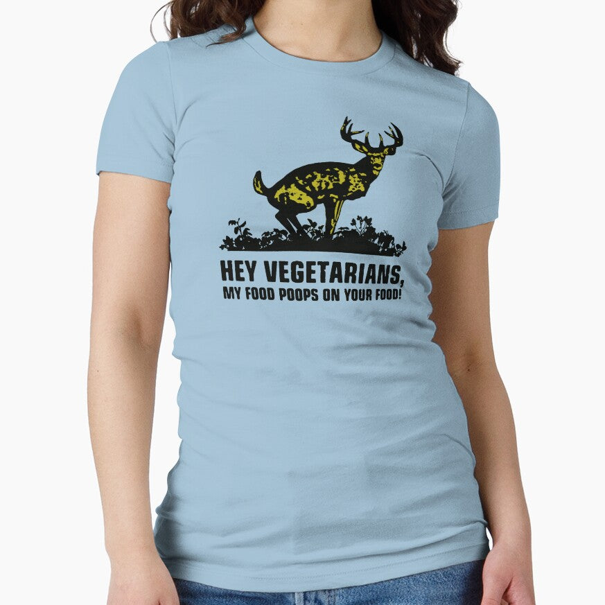 Buck Wear Food Poops Short Sleeve Tee by BurKhart
