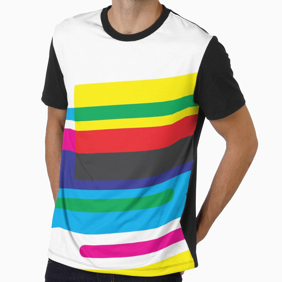 CMYK Blocks and Lines 1 by Alex Dotulong