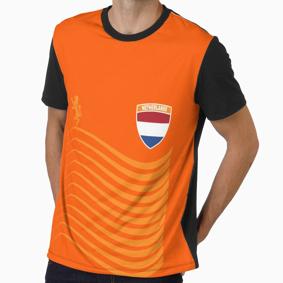 Netherlands soccer football design Nederland Flag by OgeesWorld
