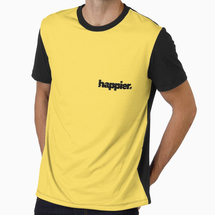 happier. Yellow Print work by Lifewithxi
