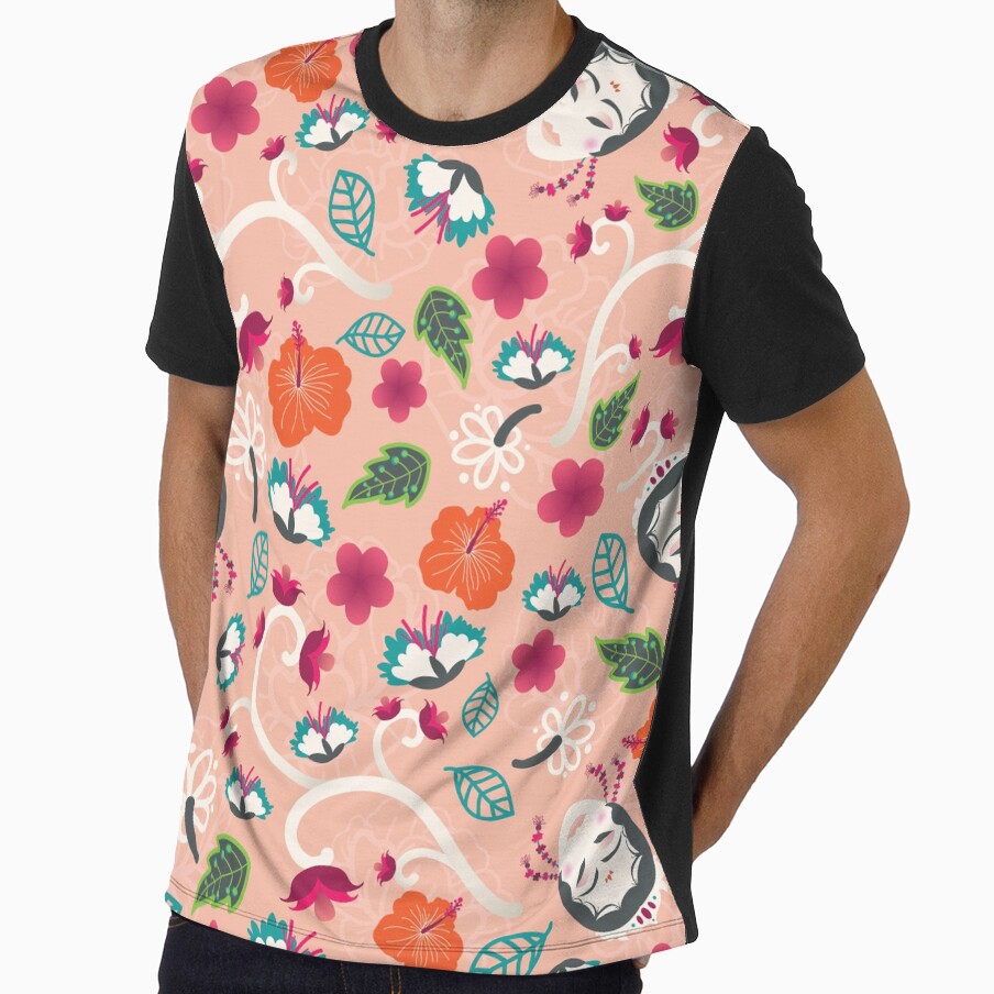 Botanical and mask pattern by Khotekmei