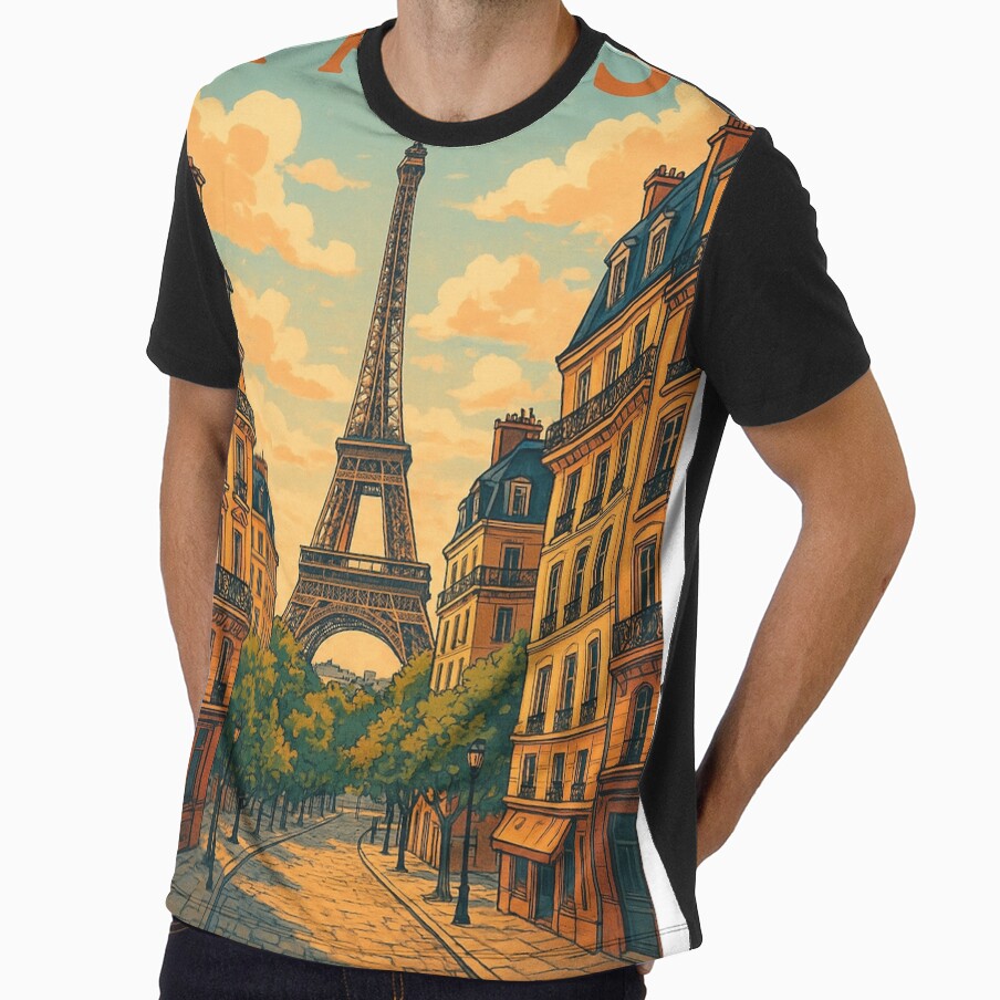 Paris Vintage Style Illustration by TownWish