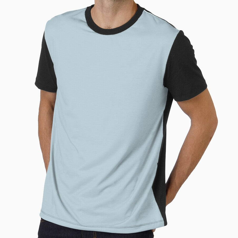 Plain Light Blue Grey Gray by maniacfitness