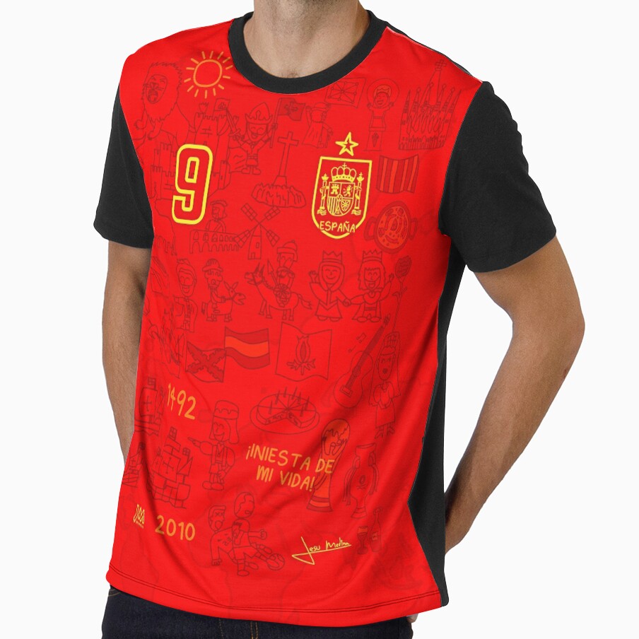 The Spain Jersey - Designed by Jesu Medina by jesumedina