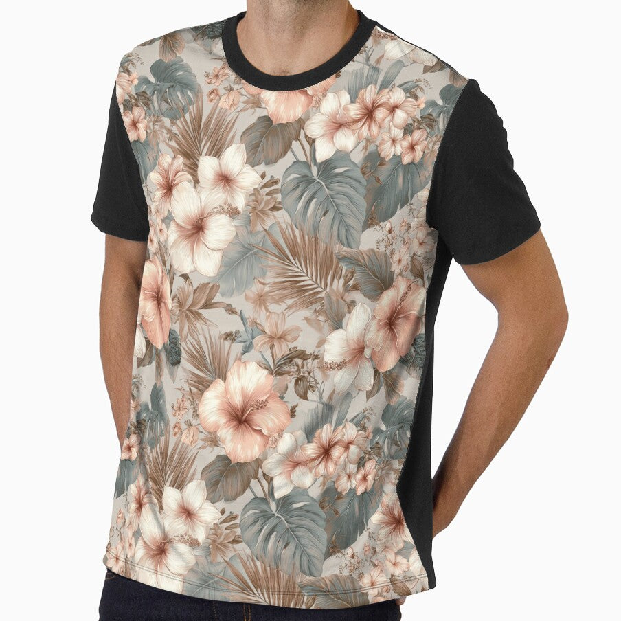Blooming Tropical Floral  - Birthday Flower Print  - Birthday Gifts For Mom by RoyalStarsPatts