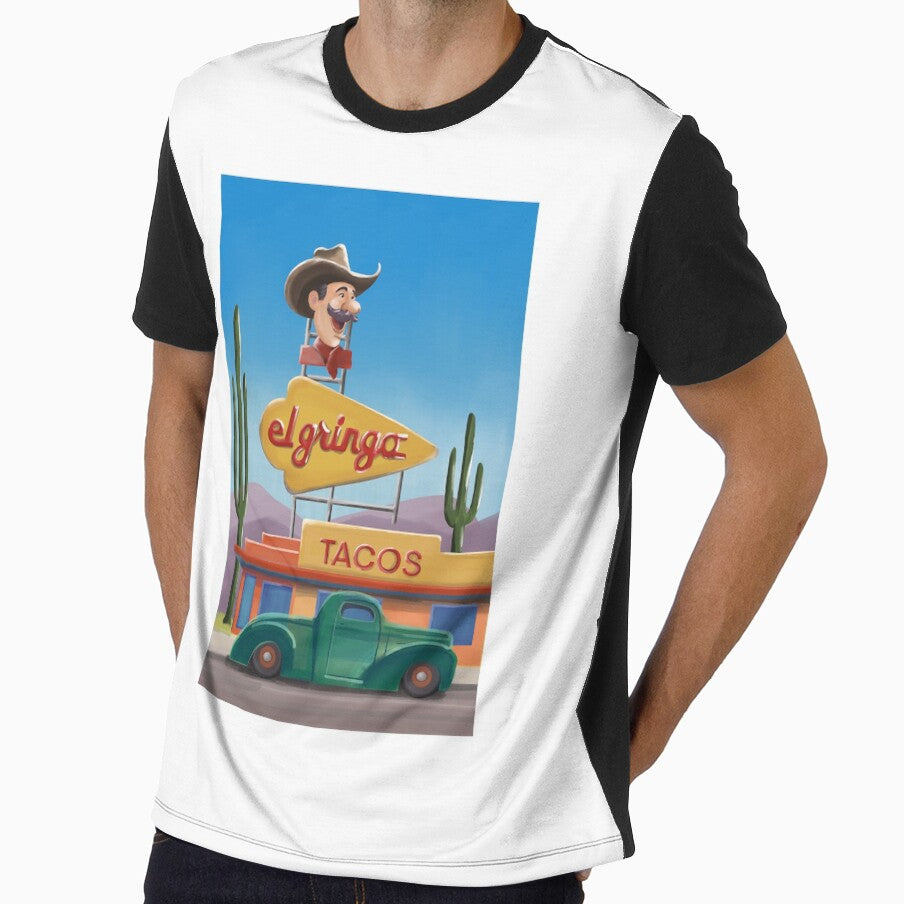 Retro futuristic poster print sticker by Arctic frame studio