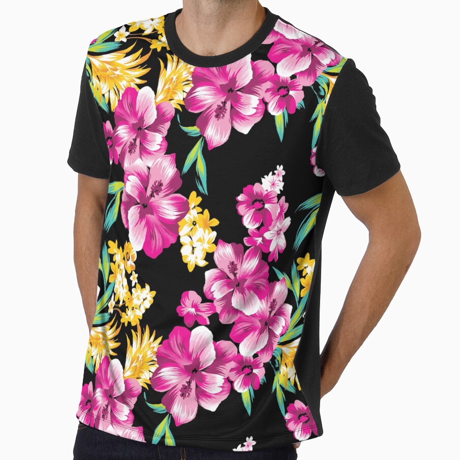 Drive You Mad Hibiscus Pattern by sarodigiart