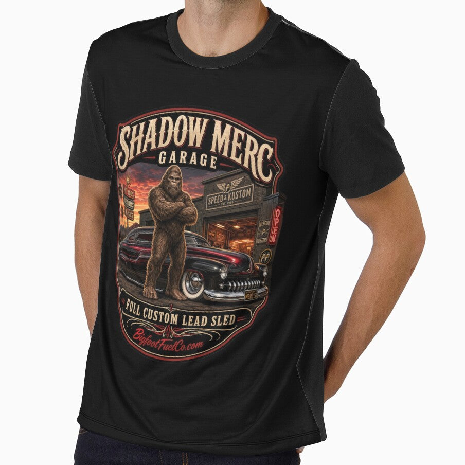 Shadow Merc Garage Bigfoot Mercury Lead Sled by Bigfoot Fuel Co
