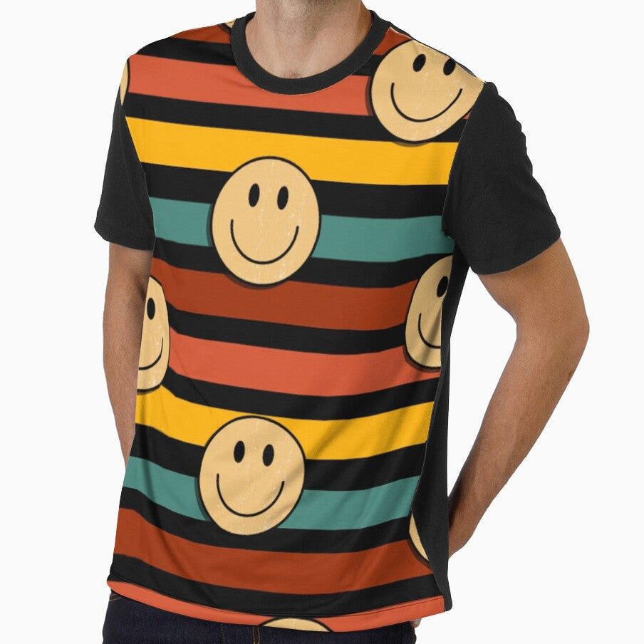 retro t-shirts,smiley t-shirts by grickodd