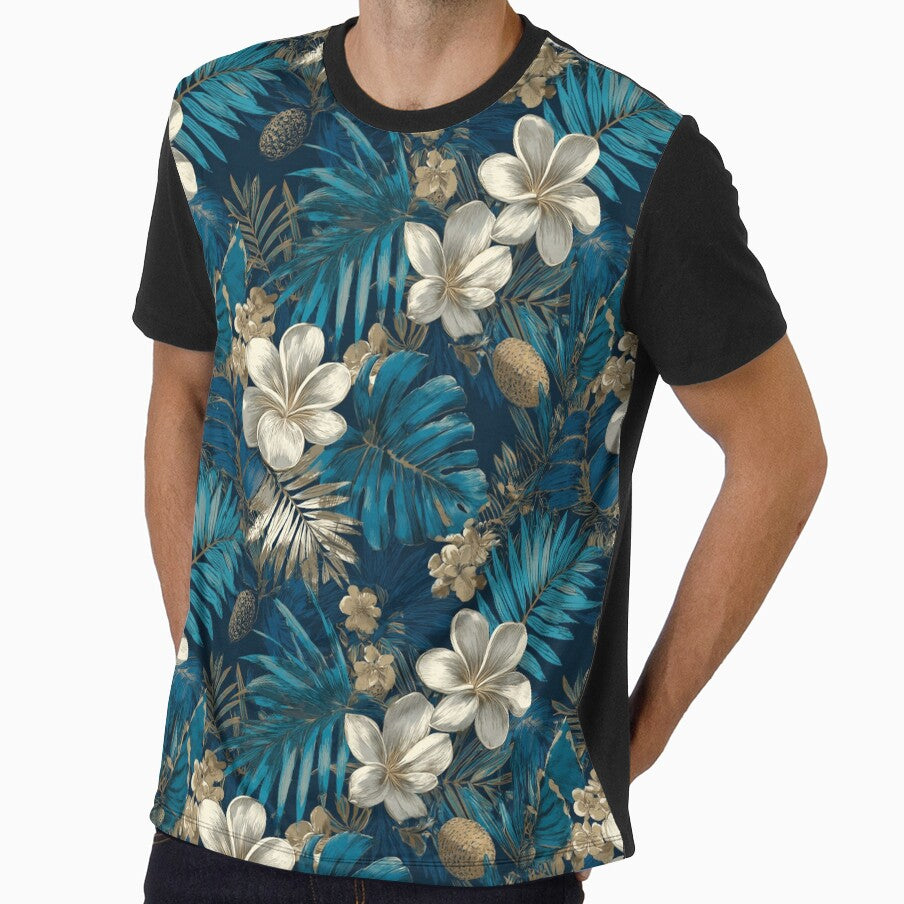 Flourishing Tropical Floral - Flower Floral Print  - Birthday Gift Ideas by RoyalStarsPatts