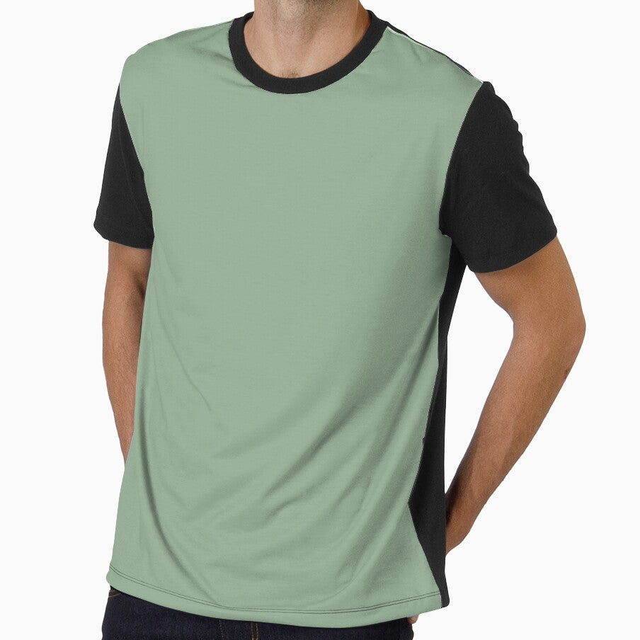 Sage Green Monochrome Plain No Pattern by KeksWorkroom